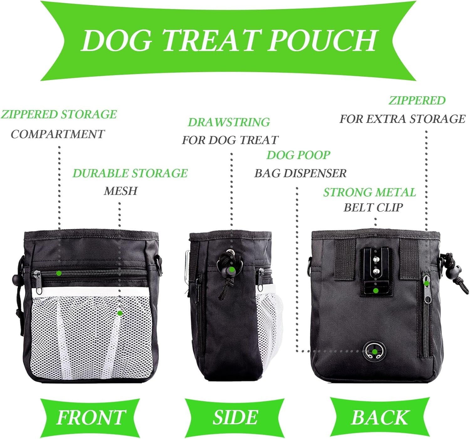 TidyDen Walk Treat Pouch