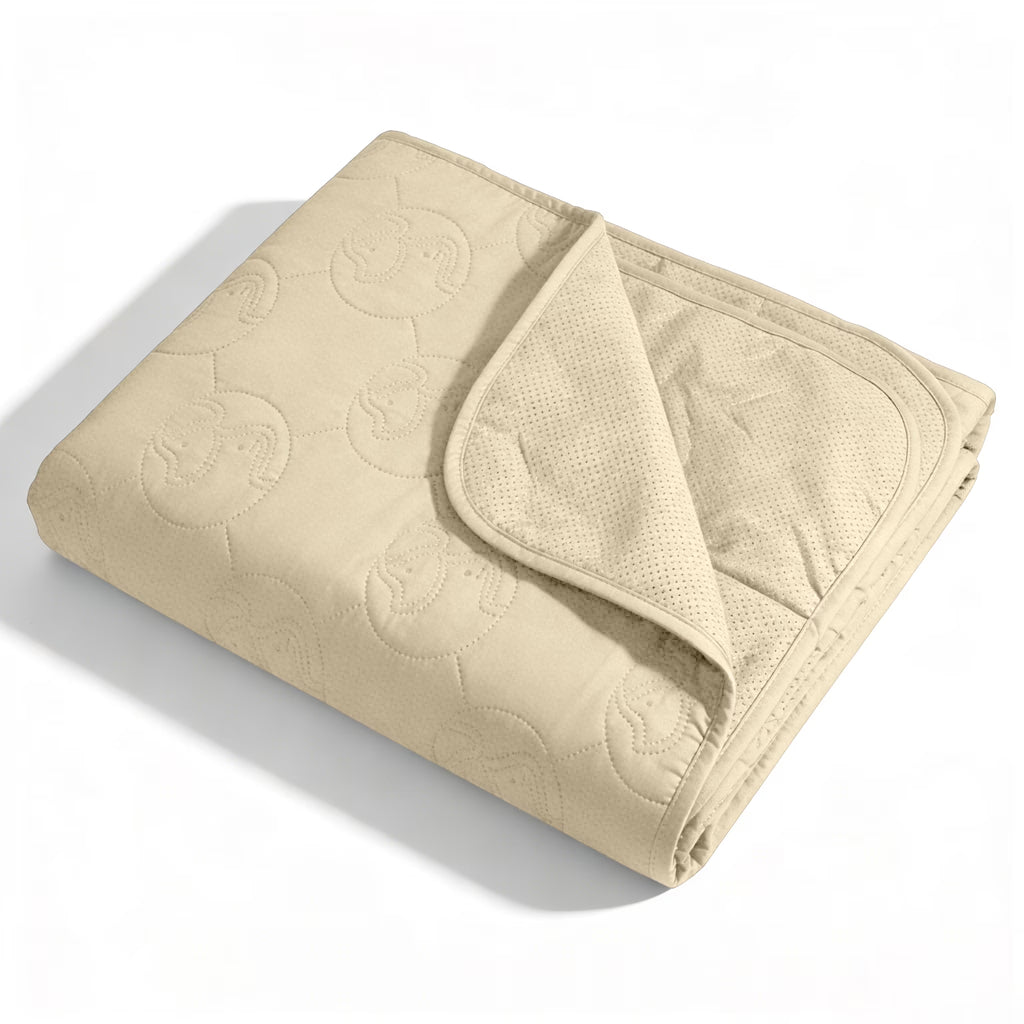 Waterproof Dog Blanket for Couch, Washable Pet Couch Cover, Non-Slip Bed Sofa Furniture Protector Mat, Latte, 60''X50''.