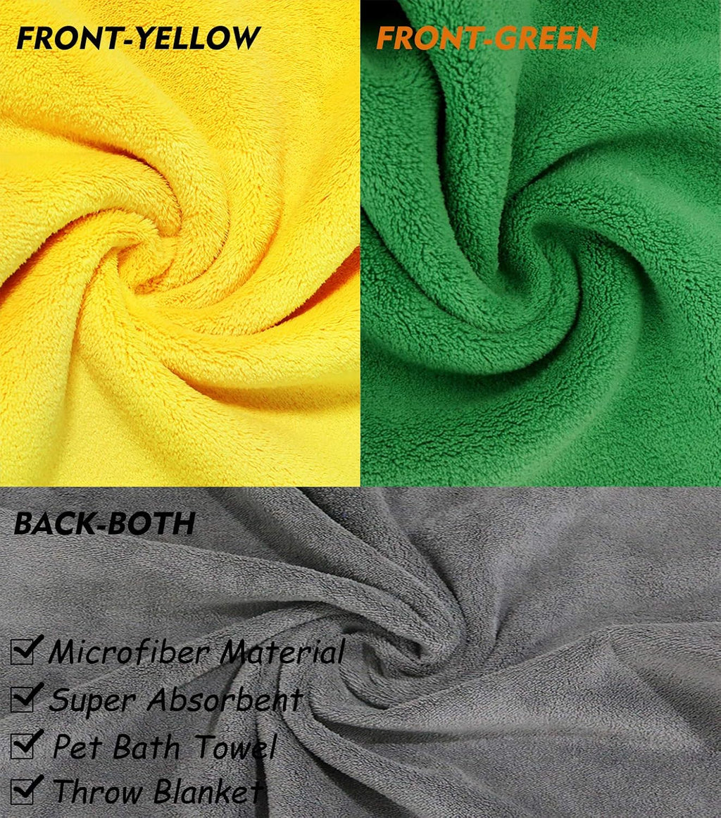 TidyDen Quick-Dry Pet Towel Set