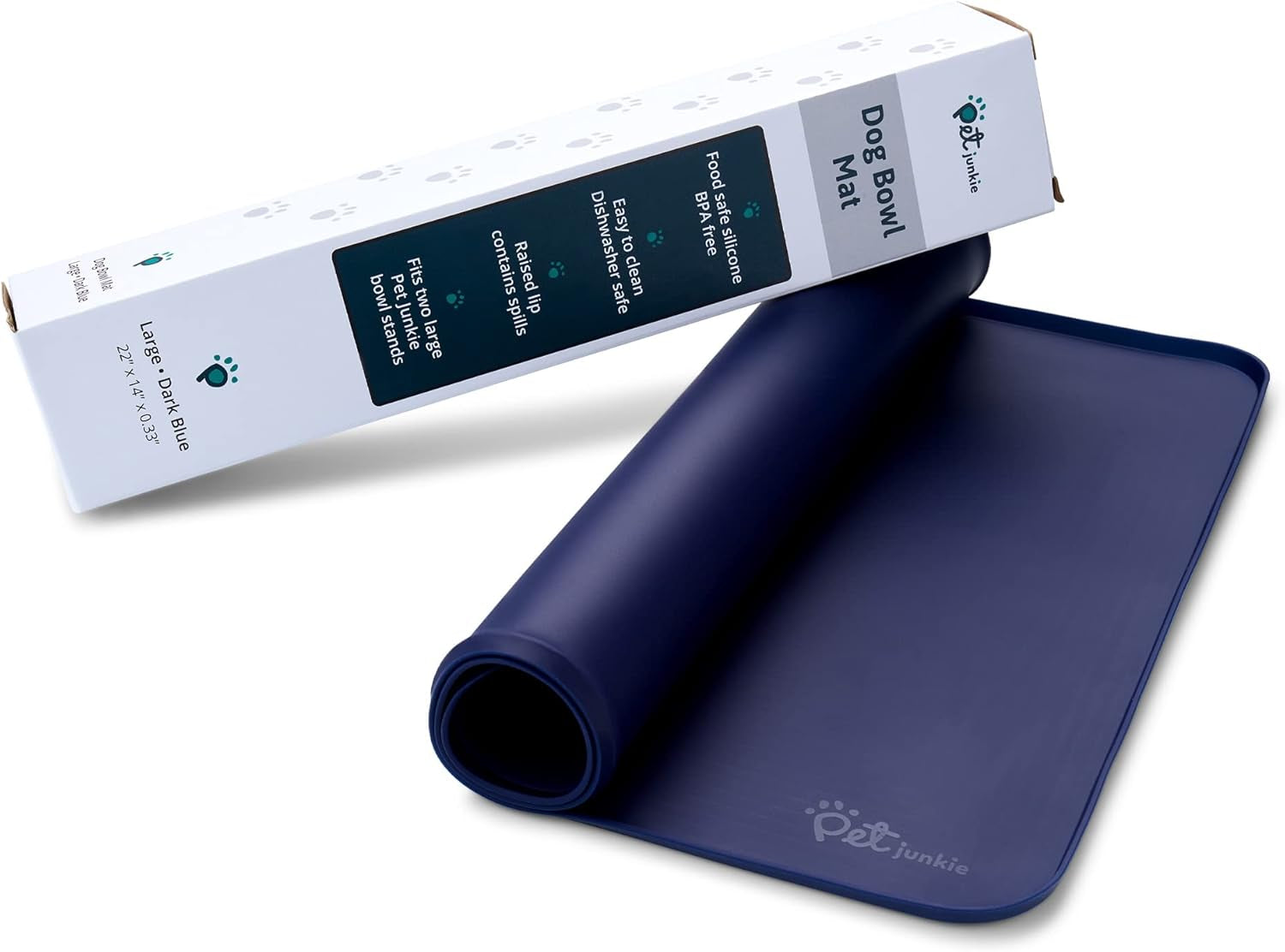 TidyDen Raised-Edge Feeding Mat